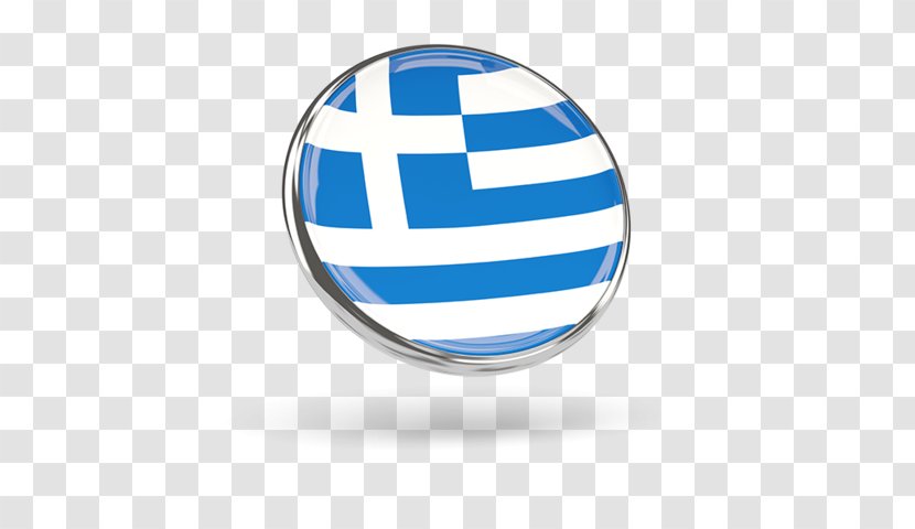 Flag Of Greece Vector Graphics Logo Shutterstock - Circular Metal Frame Transparent PNG