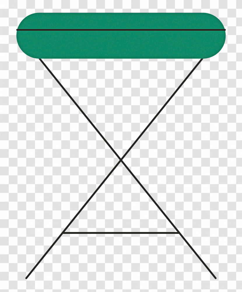 Outdoor Table Table Line Triangle Green Transparent PNG