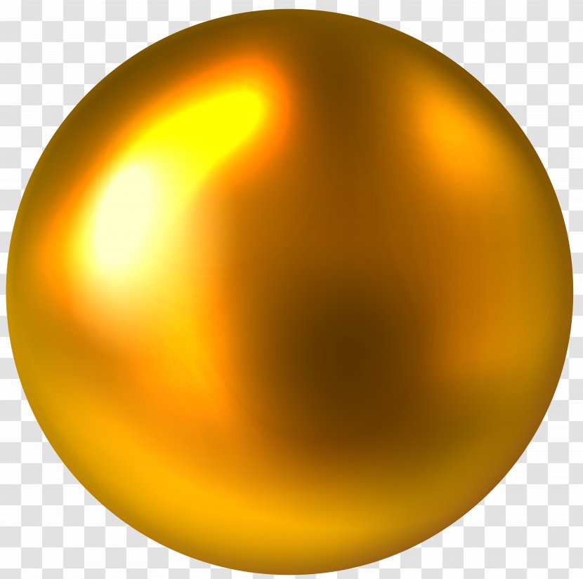 Gold Ball Clip Art - Element Transparent PNG