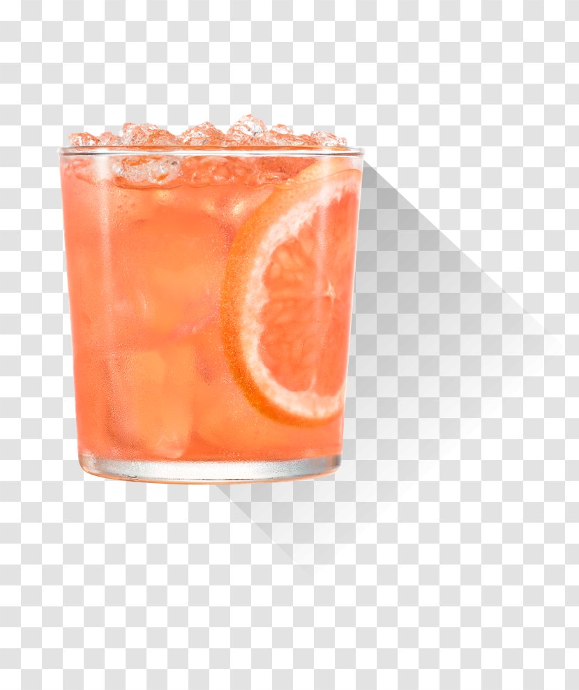 Bay Breeze Orange Drink Sea Cocktail Non-alcoholic - Red Grapefruit Transparent PNG