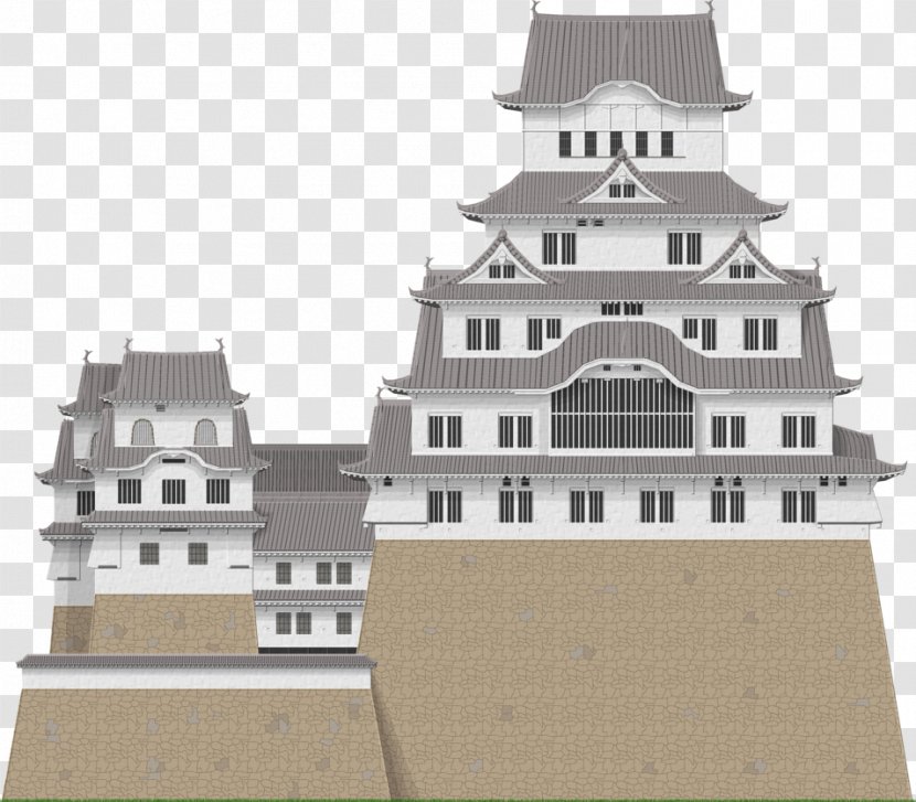 Himeji Castle Bran Building Japanese - Classical Architecture Transparent PNG