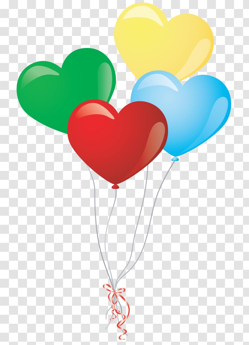 Balloon Heart Clip Art Transparent PNG