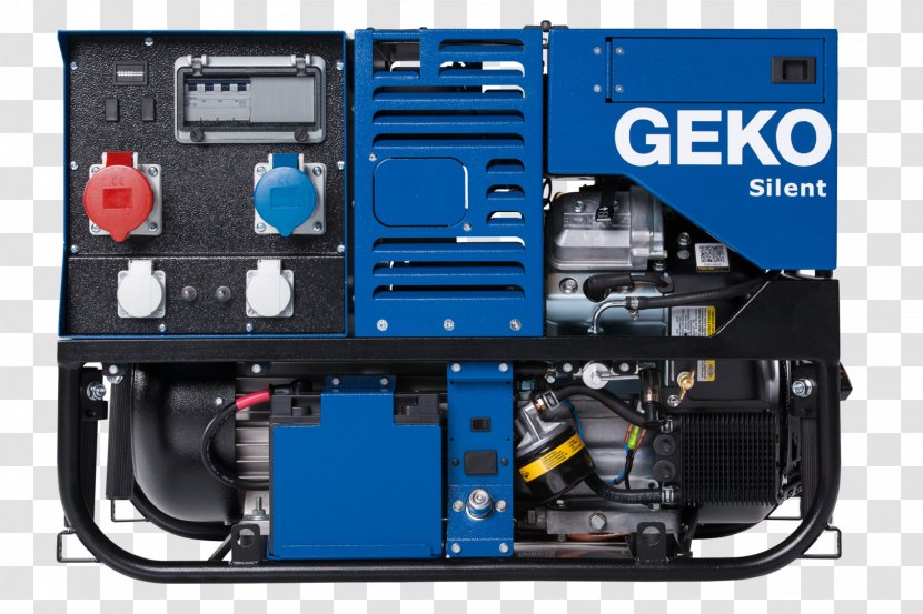 Electric Generator Engine-generator Petrol Engine Emergency Power System Diesel - Electronics - Geko Transparent PNG