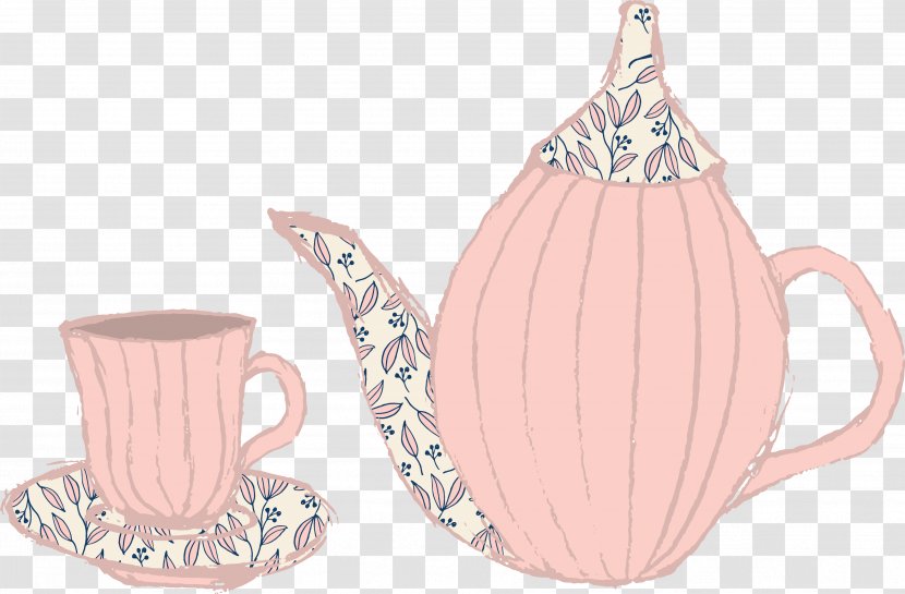Tea Coffee Cup - Tableware - Kettle Transparent PNG