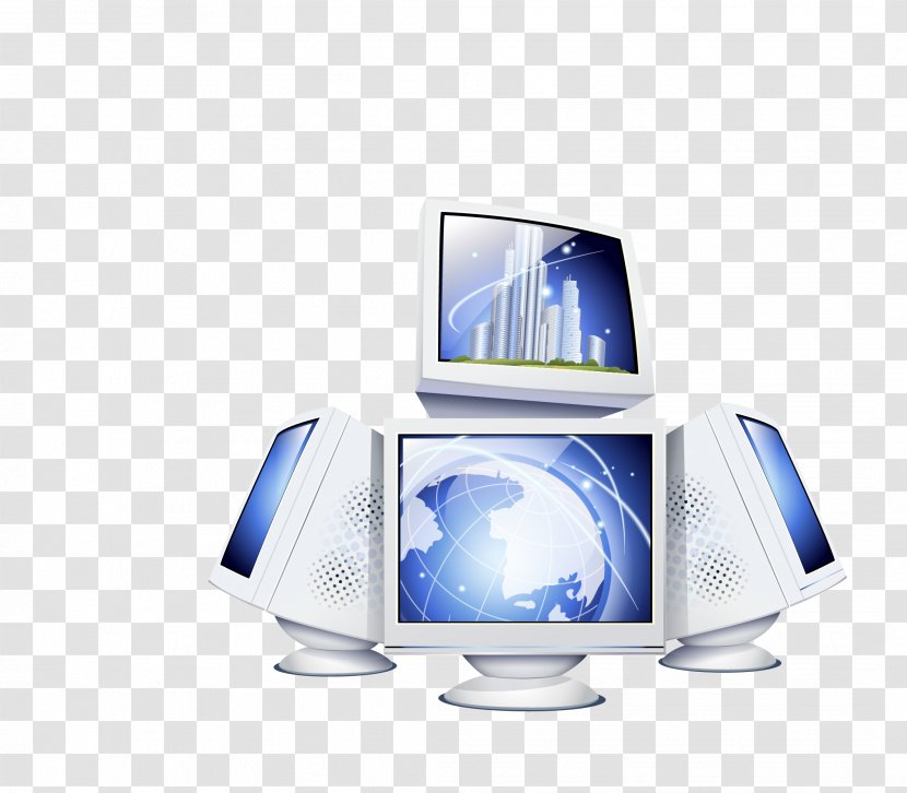 Computer Graphics Icon - Vector Blue Creative Black Technology Transparent PNG