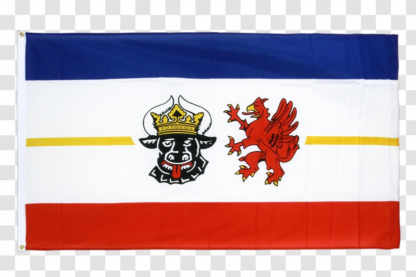 Flag Of Mecklenburg-Vorpommern Fahne Rostock - Banner Transparent PNG