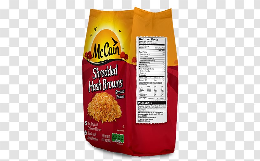 French Fries Hash Browns Onion Ring Beer McCain Foods - Batter - Shredded Transparent PNG