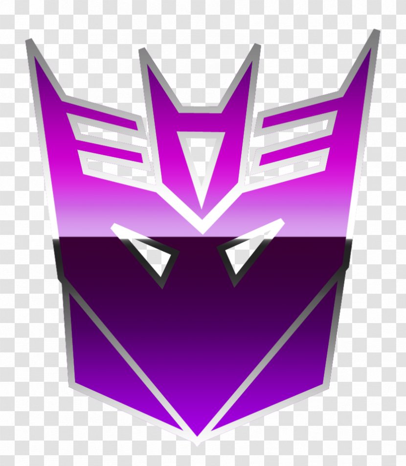 Decepticon Teletraan I Logo Transformers - Magenta Transparent PNG