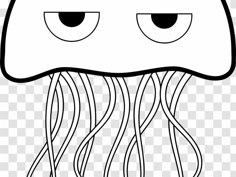 Jellyfish Coloring Book Colouring Pages Child Drawing - Tree Transparent PNG