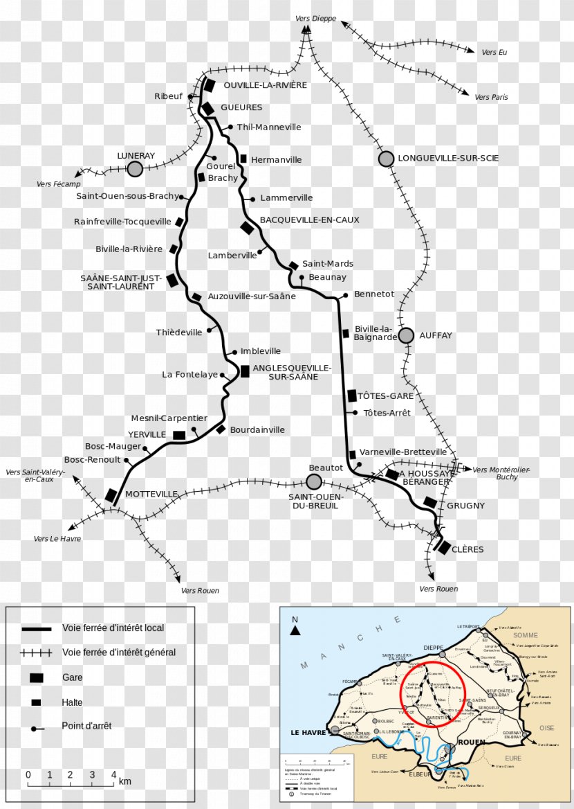 Ouville-la-Rivière Motteville Chemin De Fer Normandie Burdinbide Tôtes - Normandy - Area Transparent PNG