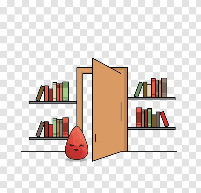 Shelf Bookcase Line - Furniture Transparent PNG