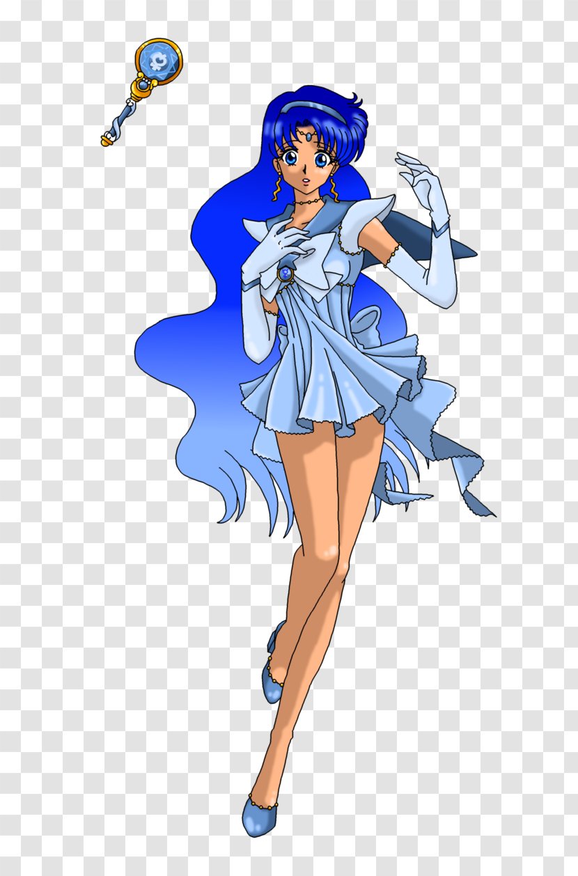 Sailor Mercury Moon Art Drawing - Frame Transparent PNG