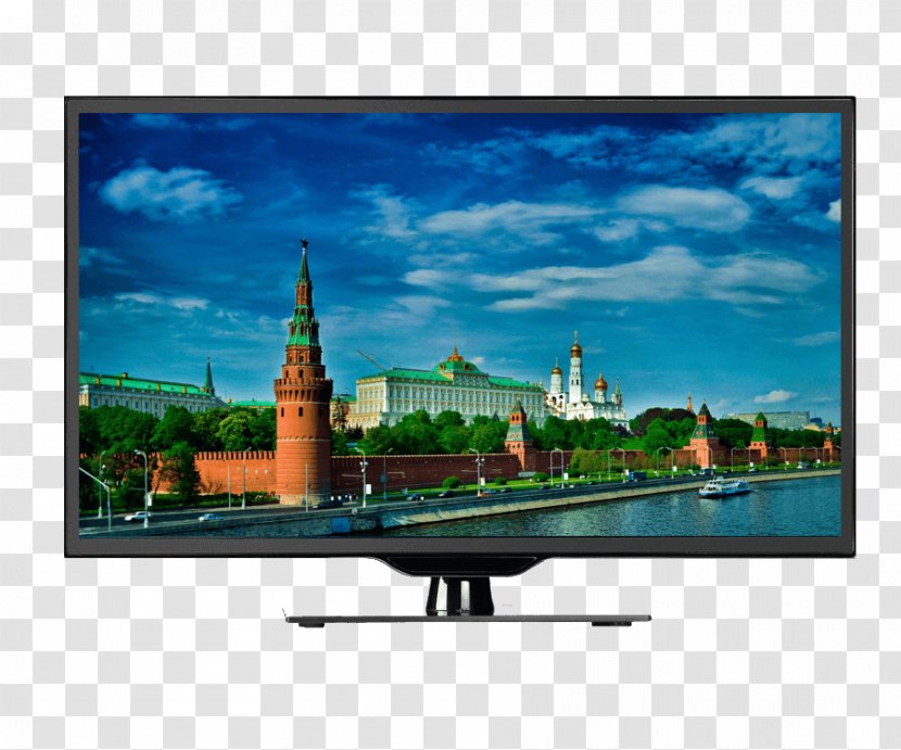 Moscow Kremlin Red Square Saint Basil's Cathedral Novodevichy Convent Moskva River - Television Set - Friends Tv Transparent PNG
