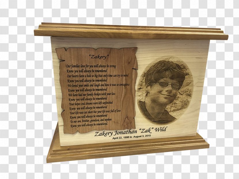 Urn Laser Engraving The Ashes Wood - Box Transparent PNG