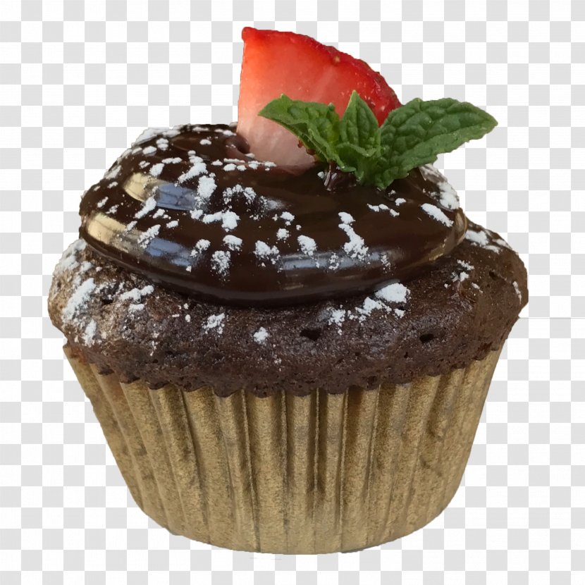 Cupcake Flourless Chocolate Cake Muffin Frosting & Icing - Candy - Ganache Transparent PNG