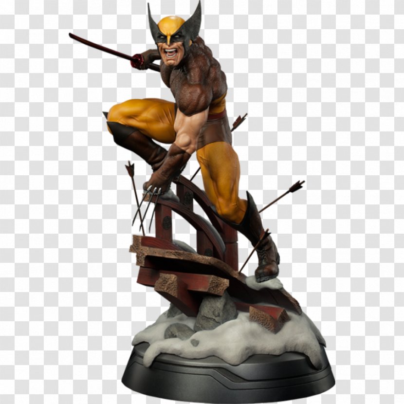 Wolverine Hulk Statue Sideshow Collectibles Sculpture - Marvel Comics Transparent PNG