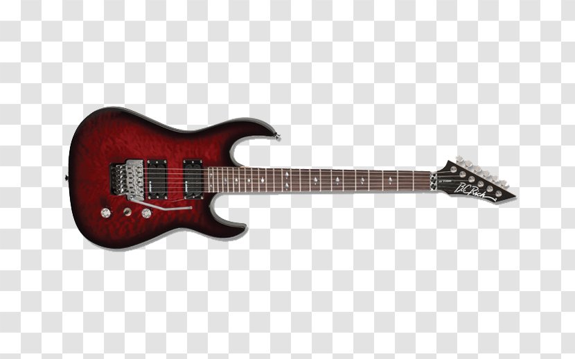 Electric Guitar B.C. Rich Sunburst Fender Stratocaster Floyd Rose - Tree Transparent PNG