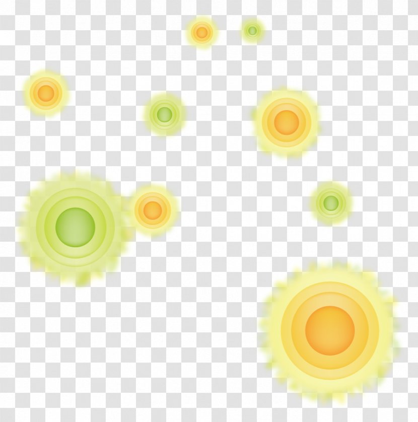 Circle Color Wheel Icon - Yellow - Circles Transparent PNG