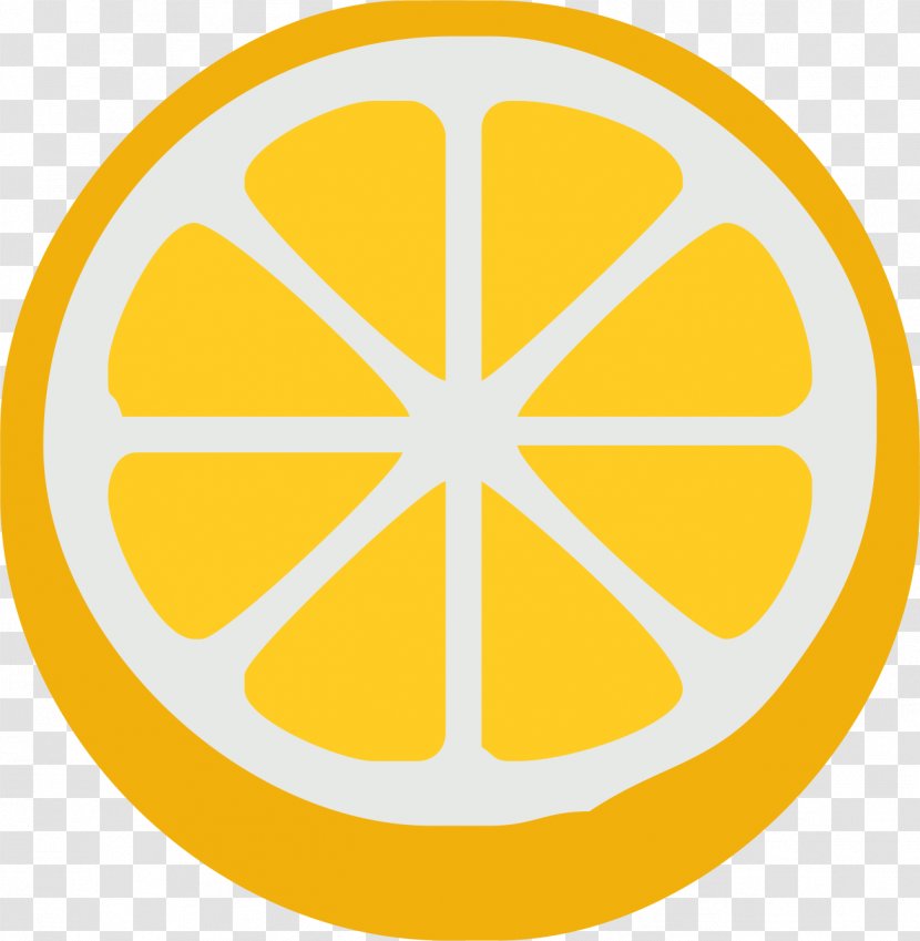 Circle Area Yellow Clip Art - Cartoon Lemon Slices Transparent PNG