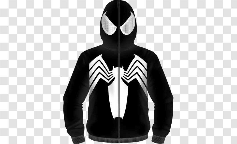Hoodie Spider-Man Venom Eddie Brock Costume - Spiderman - Spider-man Transparent PNG