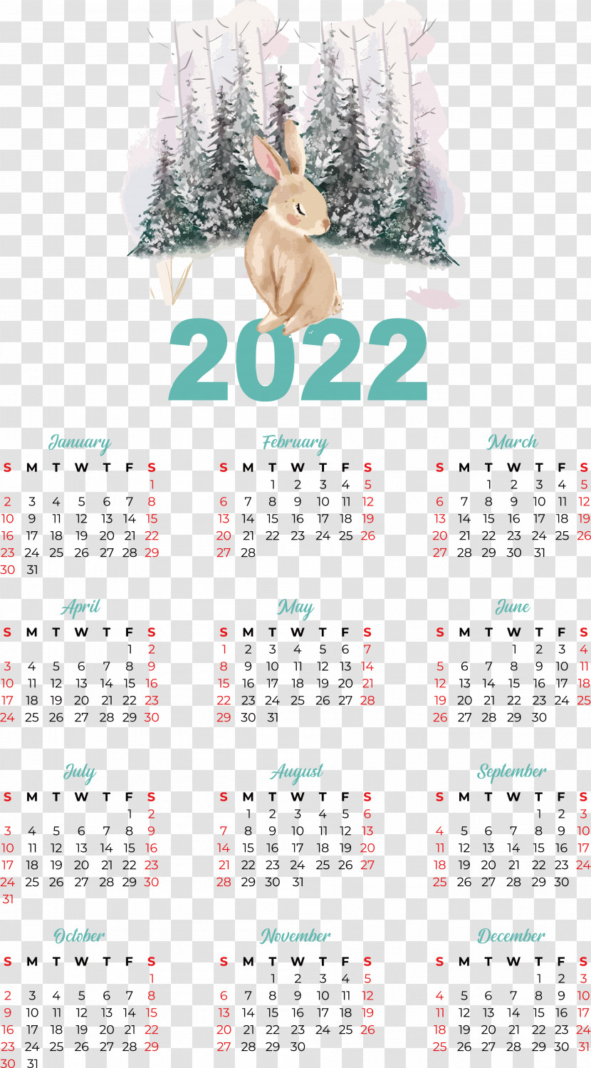 Calendar Calendar 2022 Transparent PNG