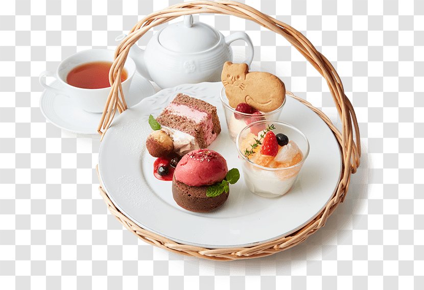 Tea Cat Petit Four Dessert Food - Recipe - Afternoon Transparent PNG