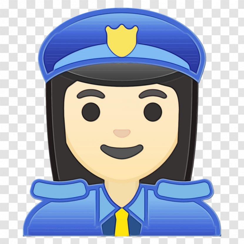 Police Emoji - Smile Cap Transparent PNG