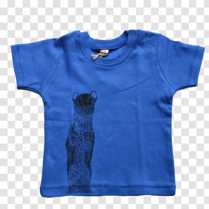 T-shirt Sleeve Outerwear - Blue Transparent PNG