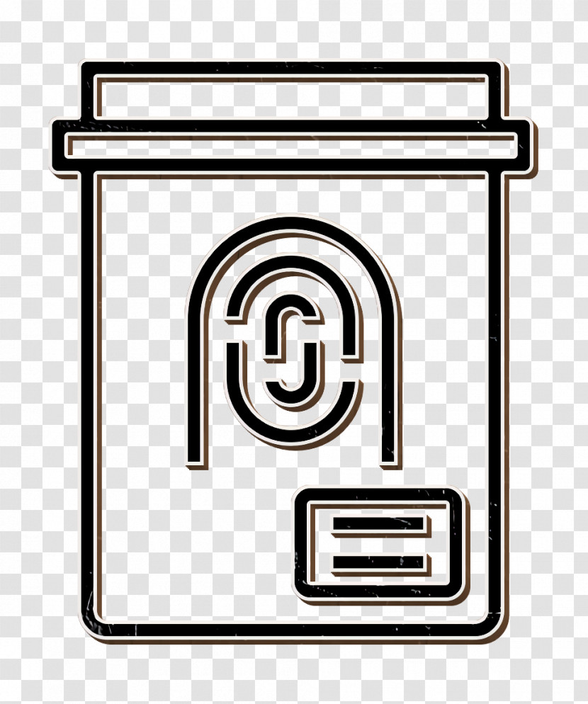 Evidence Icon Fingerprint Icon Crime Icon Transparent PNG