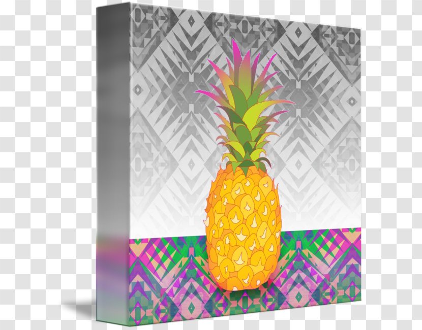 Pineapple Bromeliads Canvas Print Food - Border Transparent PNG