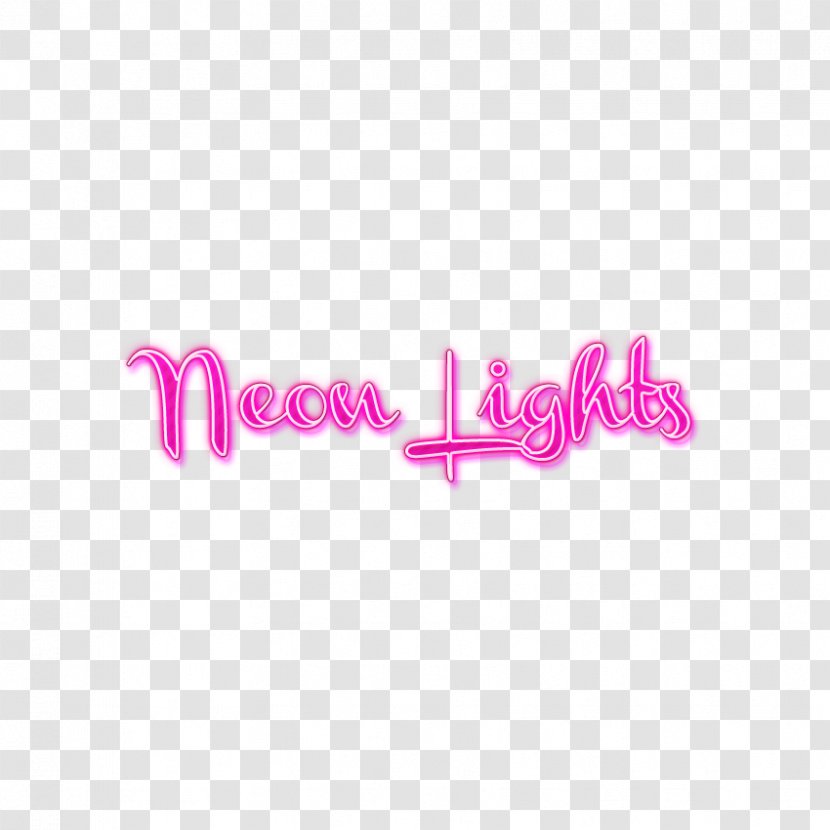 Neon Lights Text Lighting - NEON Transparent PNG