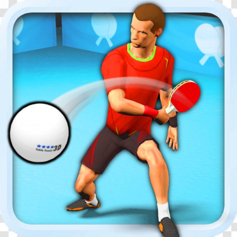 Real Table Tennis Ping Pong Champion 3D Game Android - Racket Transparent PNG