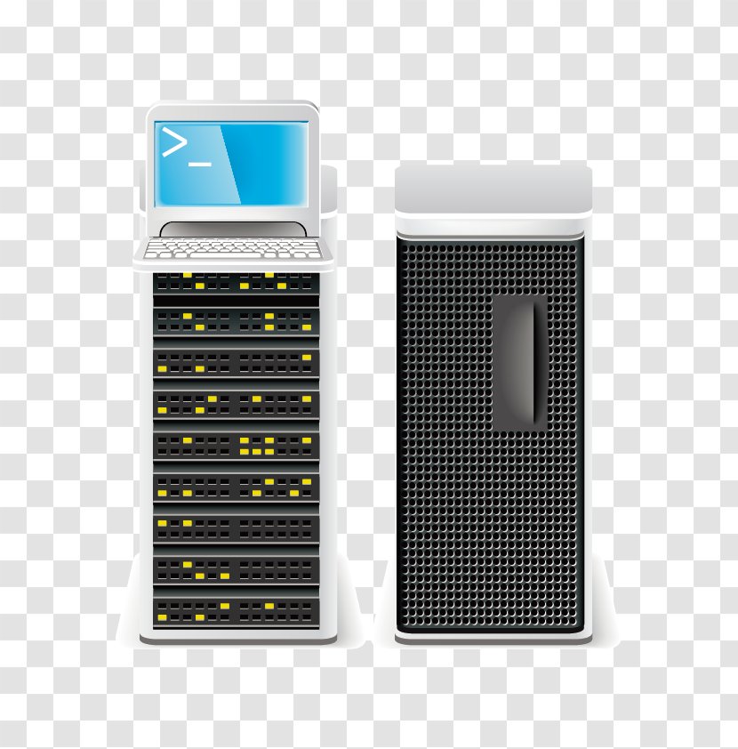 Server Information Technology Computer Network Data Icon - Center - Vector Transparent PNG