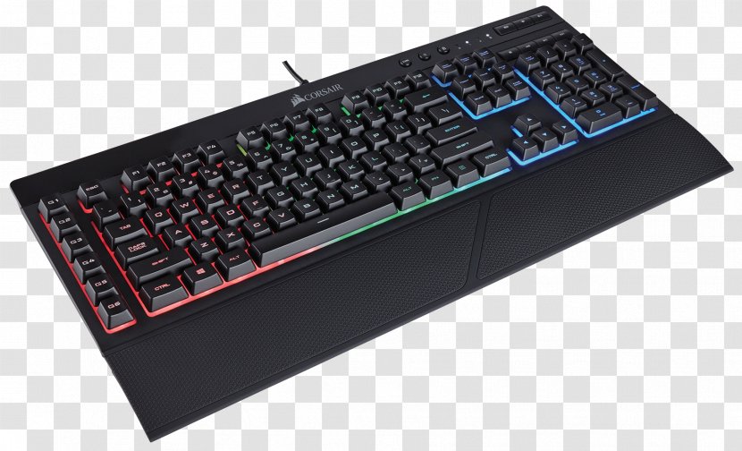Computer Keyboard Corsair Gaming K55 RGB Laptop Mouse Keypad - Replacement Transparent PNG