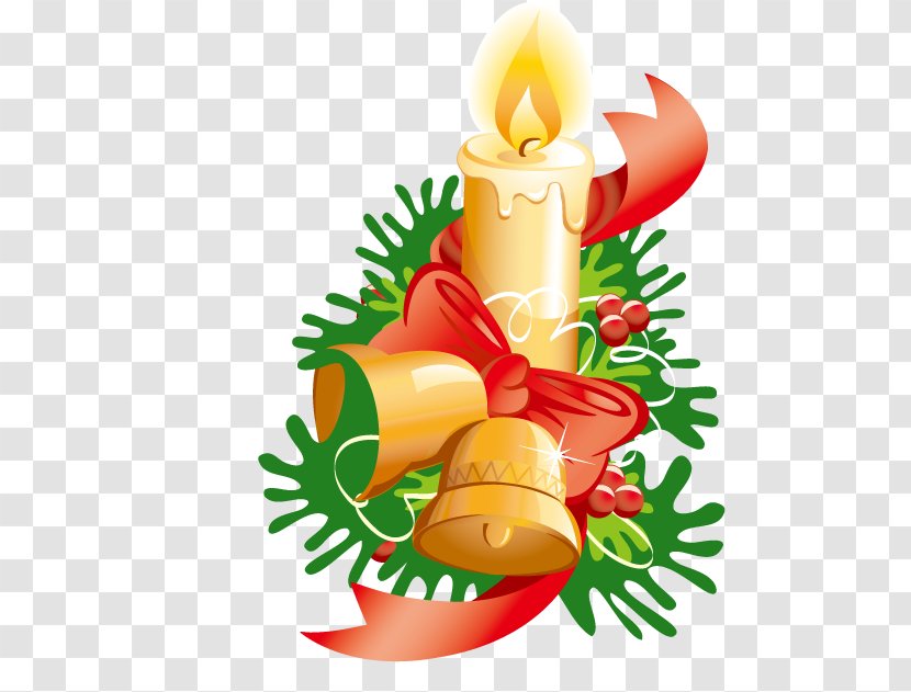 Candle Christmas Image File Formats Clip Art - Decoration - Bells Transparent PNG