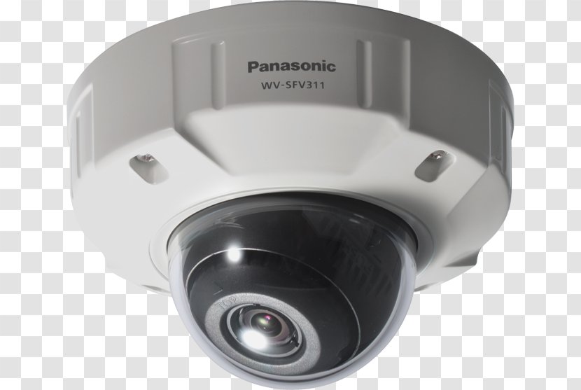 IP Camera Panasonic I-Pro Smart HD WV-SFN480 Network Surveillance - Security - Fixed Dome Closed-circuit Television Pan–tilt–zoom CameraCamera Transparent PNG