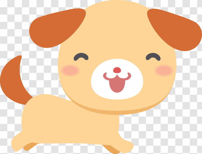 Cartoon Nose Snout Fawn Puppy Transparent PNG