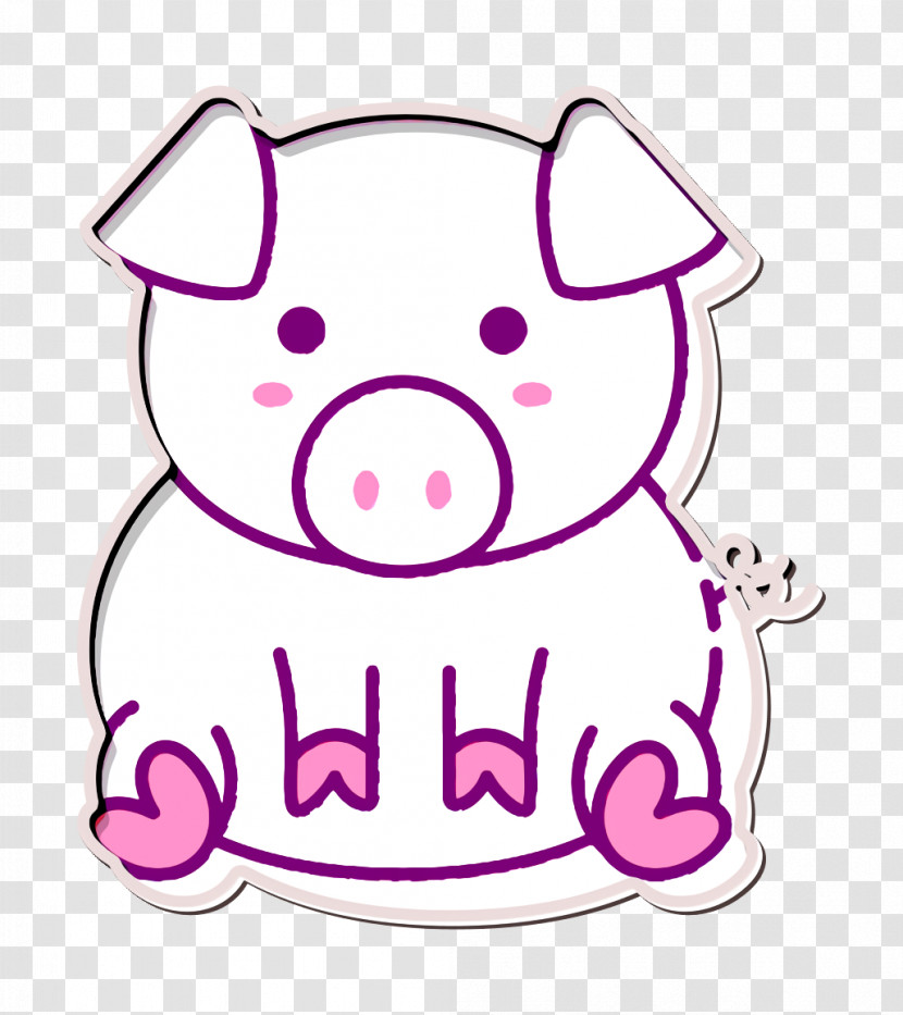 Pig Icon Animal Icon Transparent PNG