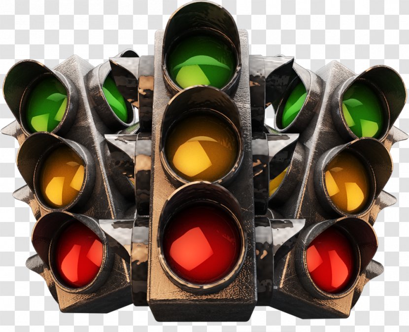 Traffic Light Street Stop Party - Vision Care - Lights Transparent PNG