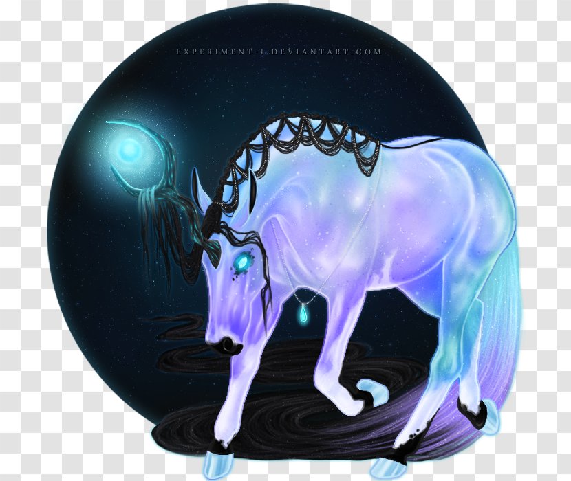 Horse Organism Mammal Legendary Creature - Purple Transparent PNG