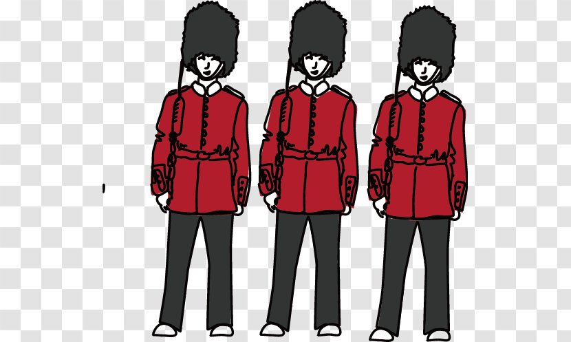 Cartoon Drawing Soldier Clip Art - Standing Transparent PNG