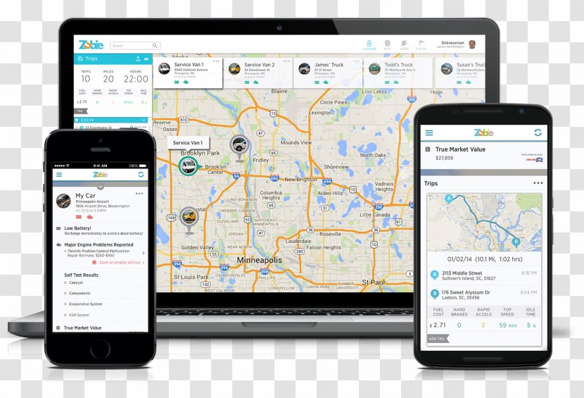 Smartphone Car GPS Tracking Unit System - Vehicle - Gps Transparent PNG