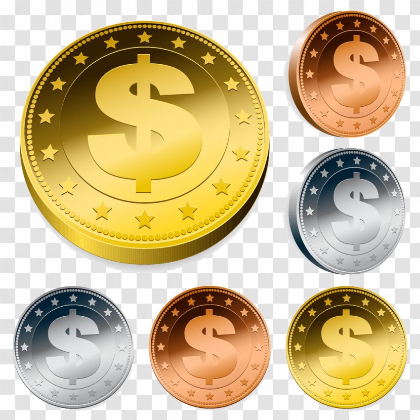 Token Coin Gold Royalty-free - Coins Transparent PNG