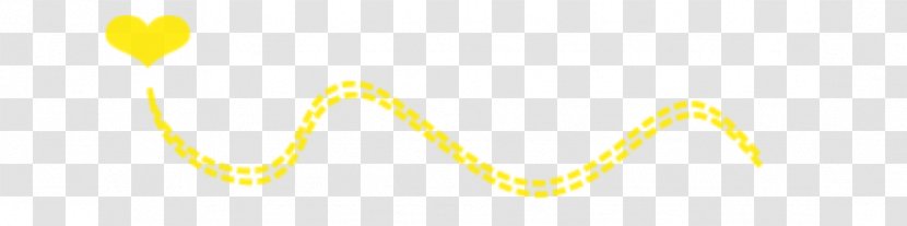Brand Logo Yellow Font - Love Cartoon Dashed Line Transparent PNG