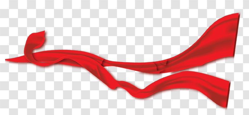 Red Ribbon - Belt Transparent PNG