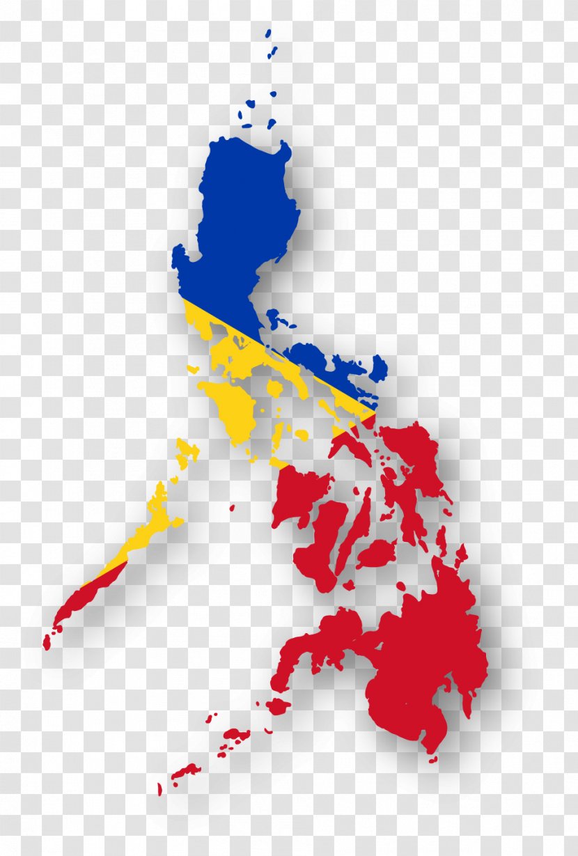 Flag Of The Philippines Map - World Transparent PNG
