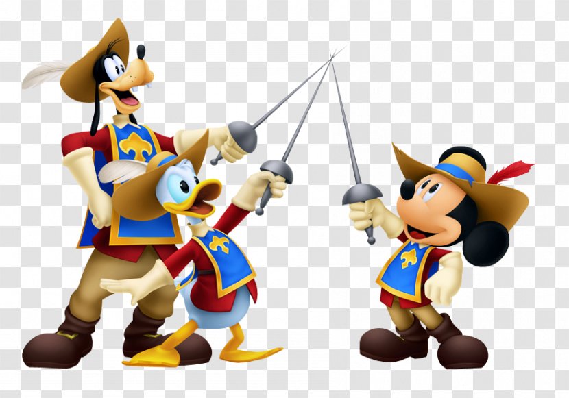 Mickey Mouse Donald Duck Minnie The Three Musketeers Goofy - Mascot - Prince Exclusive Transparent PNG