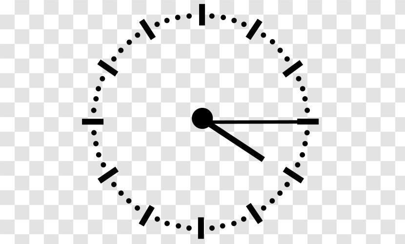 Clock Face Digital Alarm Clocks Jam Dinding - Black And White Transparent PNG