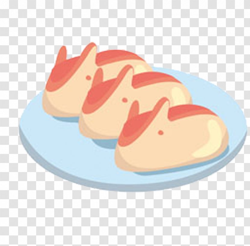 Chinese Cuisine Asian Rice Cake Take-out Clip Art - Shoe - Bunny Transparent PNG