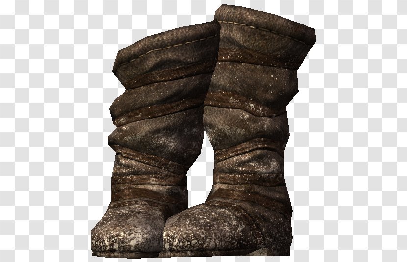 Dress Boot The Elder Scrolls V: Skyrim – Dragonborn Shoe Game - Rock Transparent PNG